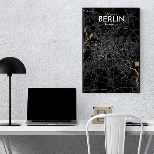 Load image into Gallery viewer, Berlin City Map Poster
