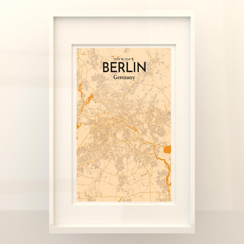 Berlin City Map Poster