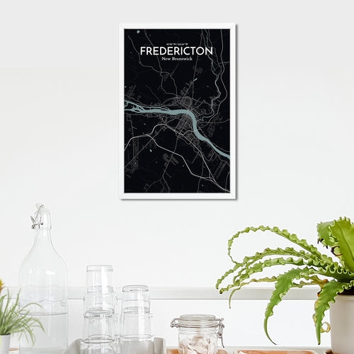 Load image into Gallery viewer, Fredericton City Map Poster
