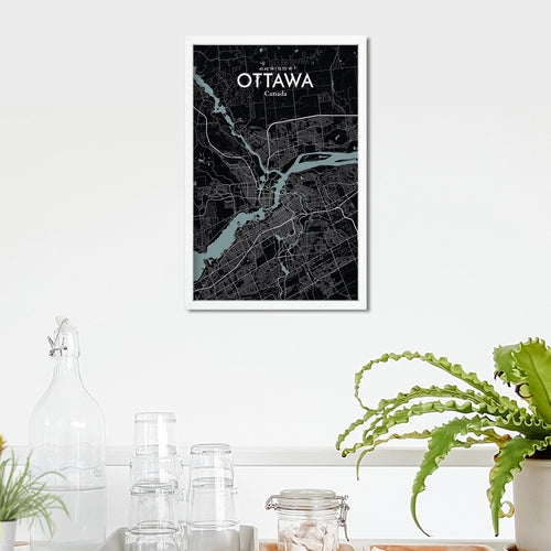 Load image into Gallery viewer, Ottawa City Map Poster
