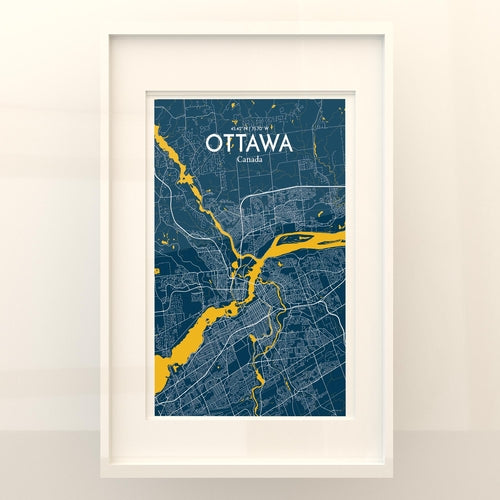 Load image into Gallery viewer, Ottawa City Map Poster
