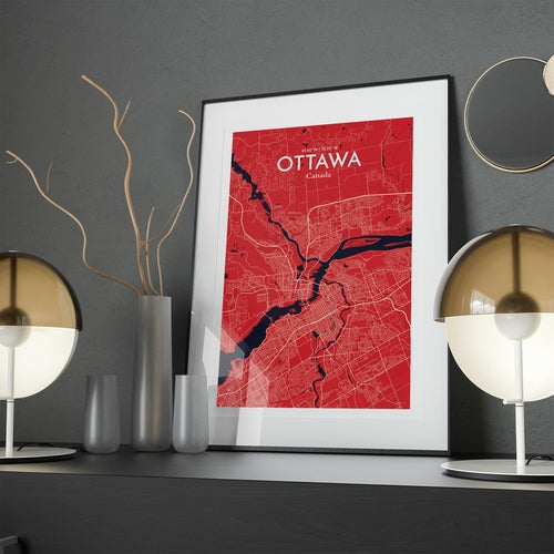 Load image into Gallery viewer, Ottawa City Map Poster
