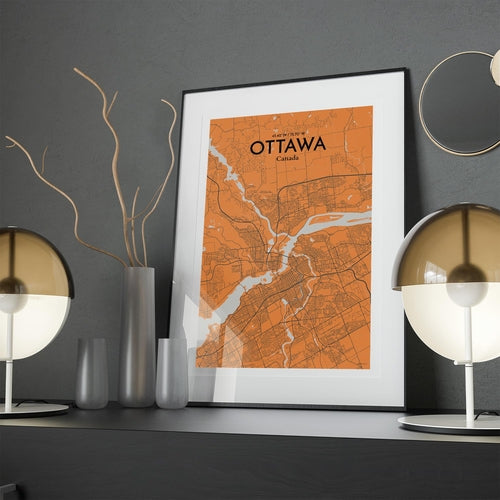 Ottawa City Map Poster