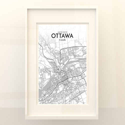 Load image into Gallery viewer, Ottawa City Map Poster
