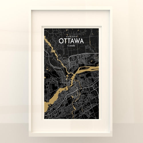 Ottawa City Map Poster