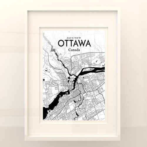 Ottawa City Map Poster