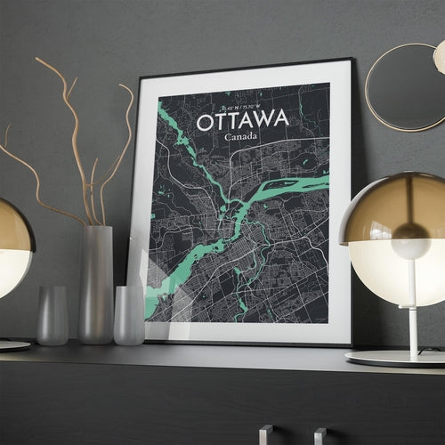 Load image into Gallery viewer, Ottawa City Map Poster
