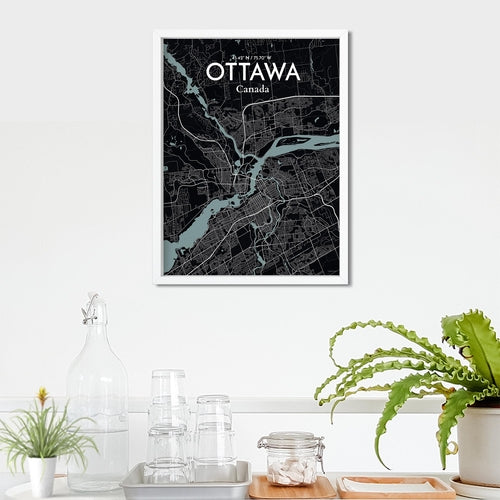 Ottawa City Map Poster