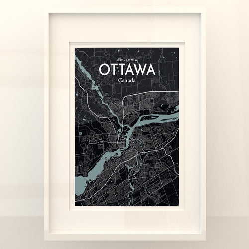 Load image into Gallery viewer, Ottawa City Map Poster
