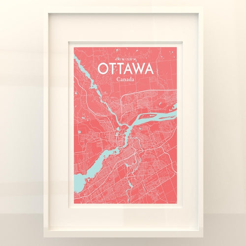 Load image into Gallery viewer, Ottawa City Map Poster
