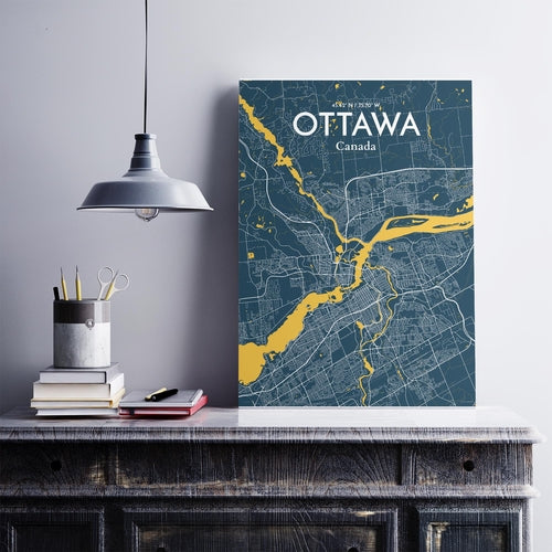 Load image into Gallery viewer, Ottawa City Map Poster
