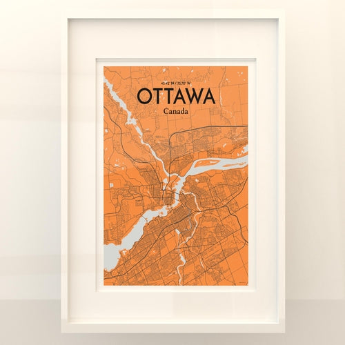 Load image into Gallery viewer, Ottawa City Map Poster
