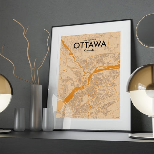 Load image into Gallery viewer, Ottawa City Map Poster
