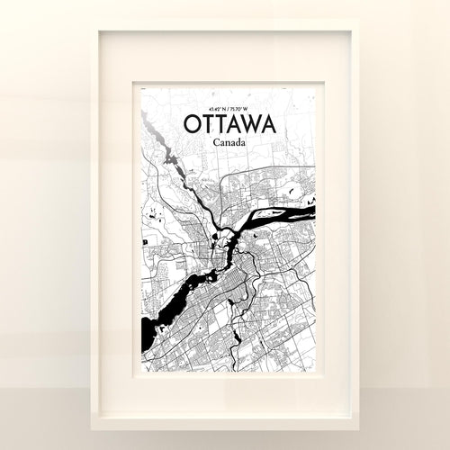 Load image into Gallery viewer, Ottawa City Map Poster
