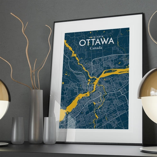 Load image into Gallery viewer, Ottawa City Map Poster
