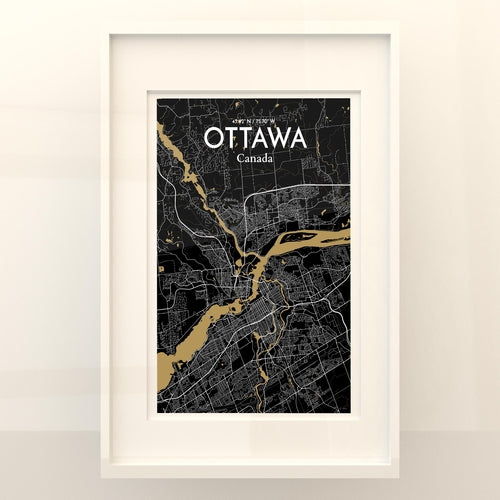 Load image into Gallery viewer, Ottawa City Map Poster
