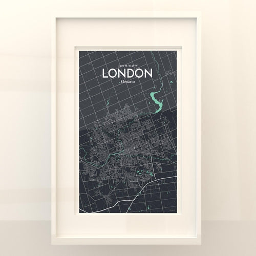 Load image into Gallery viewer, London Ontario City Map Poster
