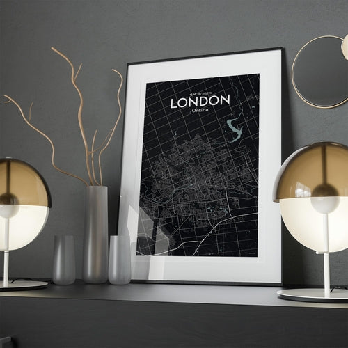 Load image into Gallery viewer, London Ontario City Map Poster
