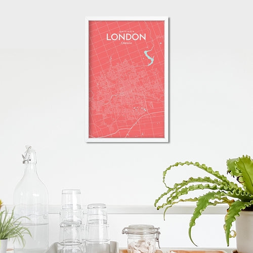 Load image into Gallery viewer, London Ontario City Map Poster
