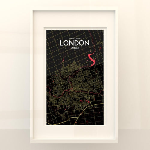 London Ontario City Map Poster