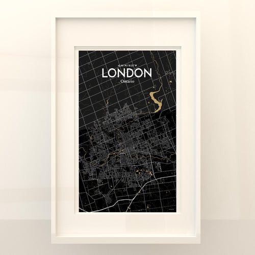 Load image into Gallery viewer, London Ontario City Map Poster
