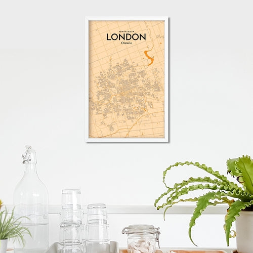 London Ontario City Map Poster