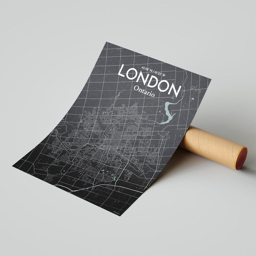 London Ontario City Map Poster