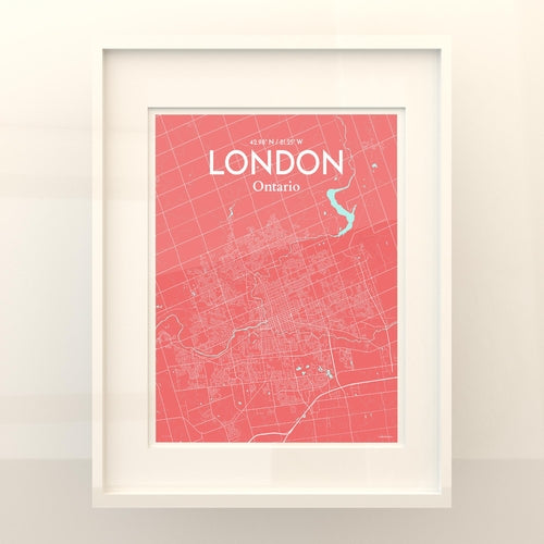 Load image into Gallery viewer, London Ontario City Map Poster
