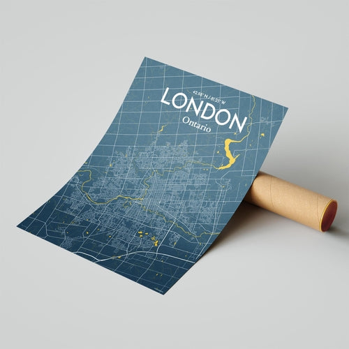 London Ontario City Map Poster