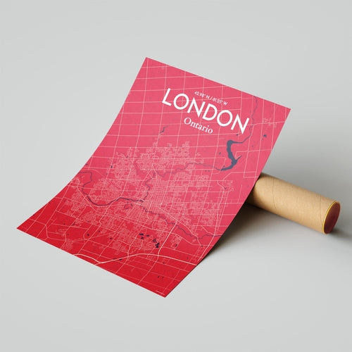 London Ontario City Map Poster