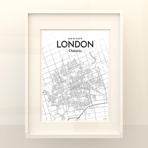 Load image into Gallery viewer, London Ontario City Map Poster
