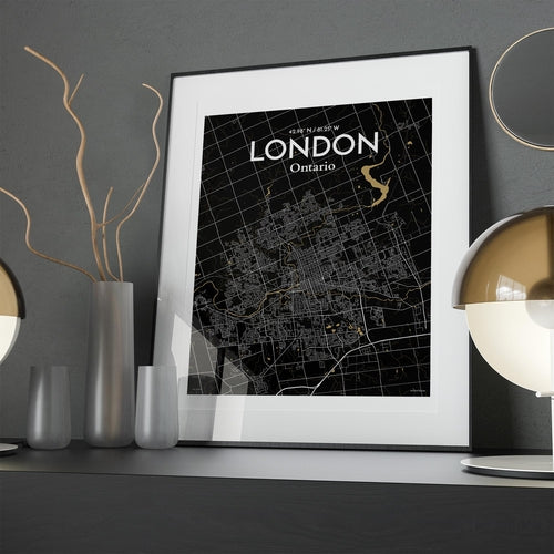 Load image into Gallery viewer, London Ontario City Map Poster
