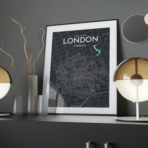 Load image into Gallery viewer, London Ontario City Map Poster
