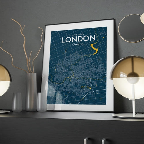 London Ontario City Map Poster