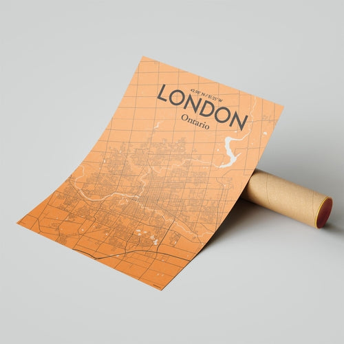 London Ontario City Map Poster