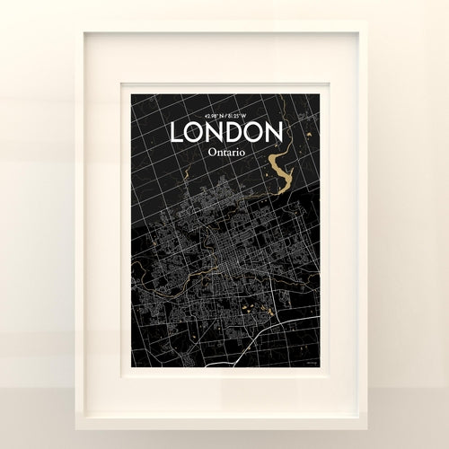 London Ontario City Map Poster