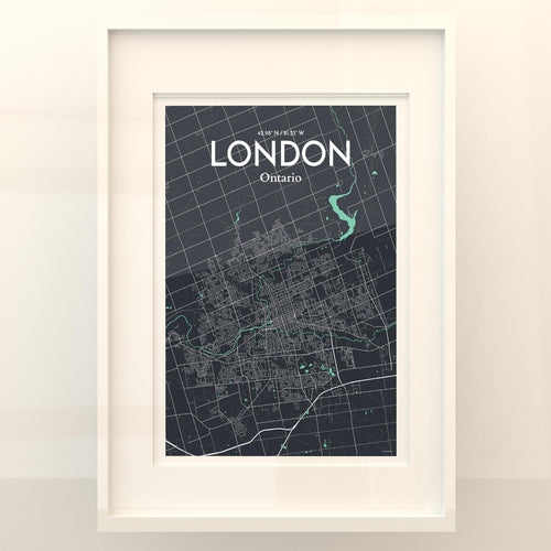 Load image into Gallery viewer, London Ontario City Map Poster
