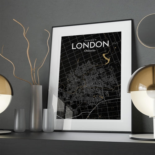 Load image into Gallery viewer, London Ontario City Map Poster
