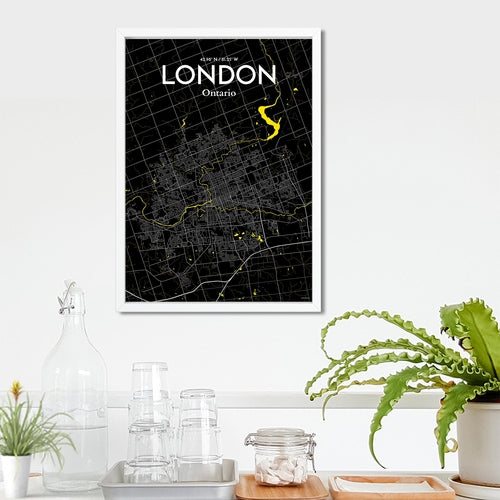 Load image into Gallery viewer, London Ontario City Map Poster
