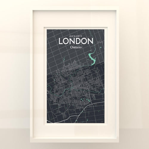 Load image into Gallery viewer, London Ontario City Map Poster
