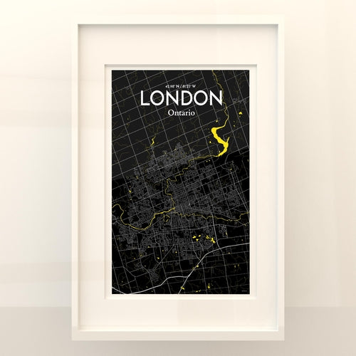 Load image into Gallery viewer, London Ontario City Map Poster
