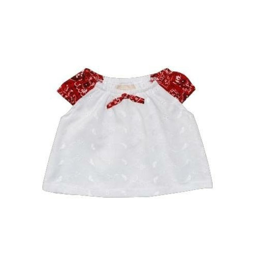 Load image into Gallery viewer, Rodeo Queen Infant Toddler Girls White Dot Swing Top_
