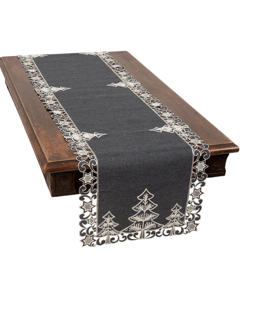 Load image into Gallery viewer, XD18906 Christmas Tree Table Runner
