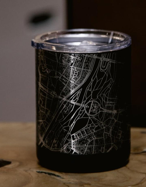 Load image into Gallery viewer, Boston - Massachusetts Map Insulated Cup in Matte Black
