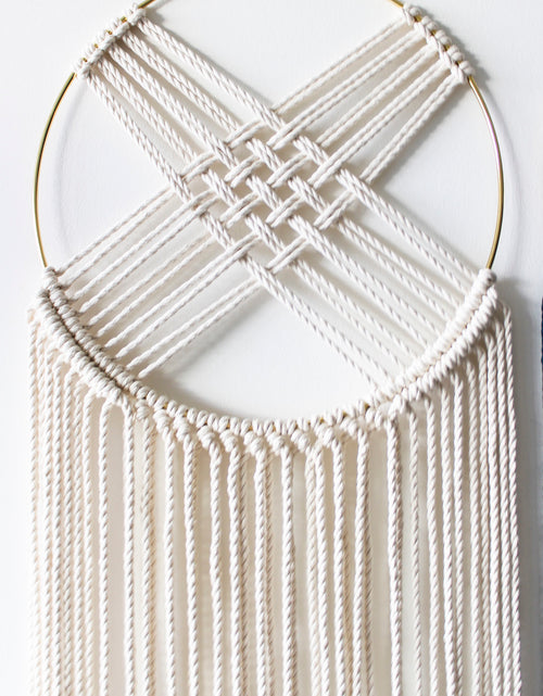 Load image into Gallery viewer, Macrame Wall Hanging, Macrame Dreamcatcher
