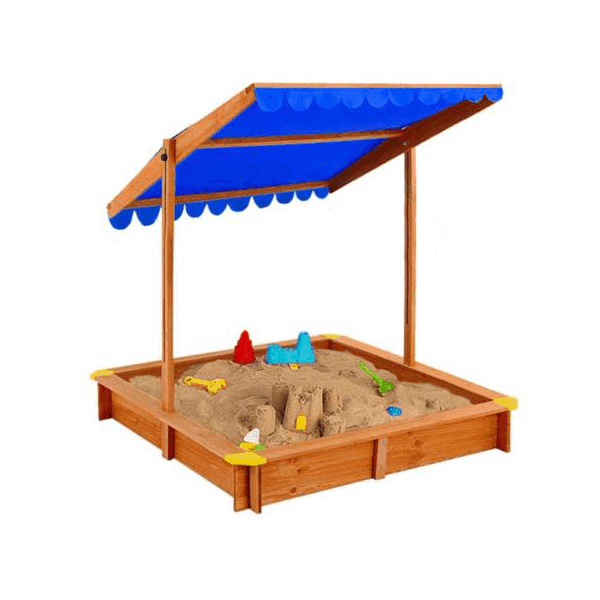 Sandbox with shade