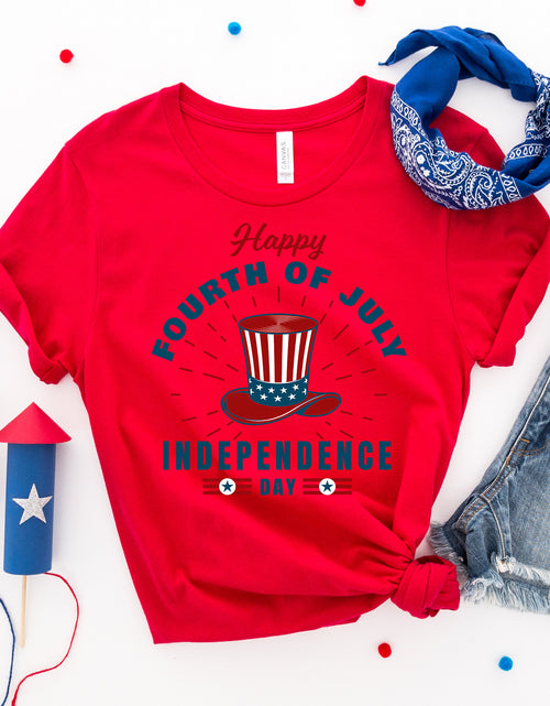 Load image into Gallery viewer, Happy Forth of July T-shirt
