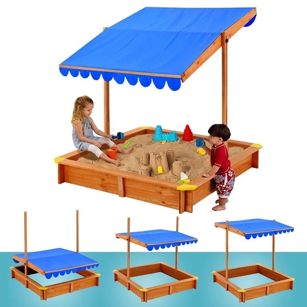 Sandbox with shade