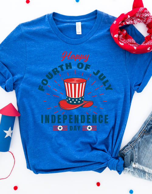 Load image into Gallery viewer, Happy Forth of July T-shirt
