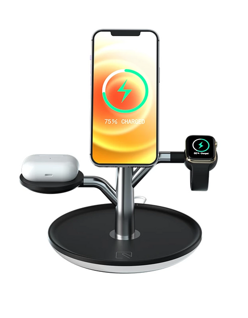 Load image into Gallery viewer, Universal Wireless Charging Stand for Iphone Apple Watch Airpods
